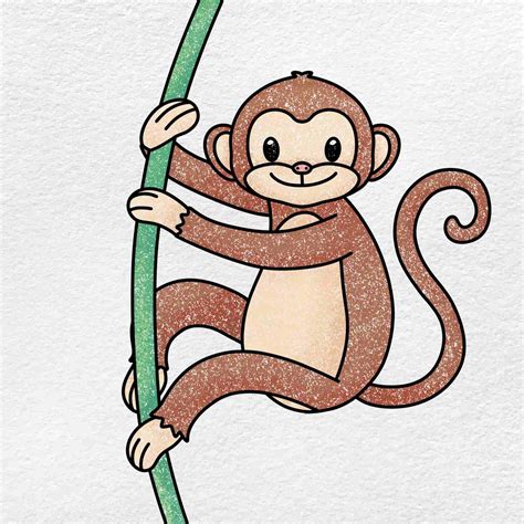 draw a monkey